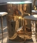 Luna Highboy Table Gold in Miami, Ft. Lauderdale, Palm Beach