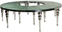 Castillo Silver Table Large in Miami, Ft. Lauderdale, Palm Beach