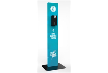 Hand Sanitizer Stand - Branded in Naples, Marco Island, Ft. Myers