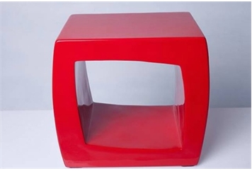 Ring End Table Red in Miami, Ft. Lauderdale, Palm Beach