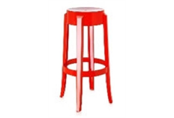 Charles Backless Barstool Red in Miami, Ft. Lauderdale, Palm Beach