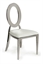 O Chair Silver - White Pad in Miami, Ft. Lauderdale, Palm Beach