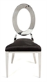 O Chair Silver - Black Pad in Miami, Ft. Lauderdale, Palm Beach