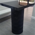 Contempo Black Highboy Table - Black Top in Miami, Ft. Lauderdale, Palm Beach