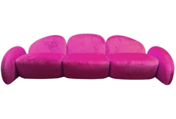 Baloo Sofa - Magenta in Miami, Ft. Lauderdale, Palm Beach