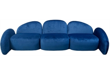 Baloo Sofa - Navy Blue in Miami, Ft. Lauderdale, Palm Beach