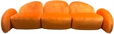 Baloo Sofa - Orange in Miami, Ft. Lauderdale, Palm Beach