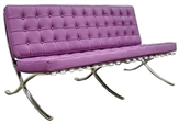 Barcelona Purple Sofa in Miami, Ft. Lauderdale, Palm Beach