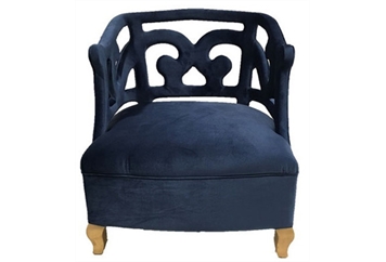 Barok Armchair Blue in Miami, Ft. Lauderdale, Palm Beach