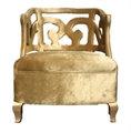 Barok Armchair Gold in Miami, Ft. Lauderdale, Palm Beach