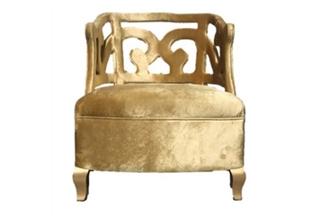 Barok Armchair Gold in Miami, Ft. Lauderdale, Palm Beach