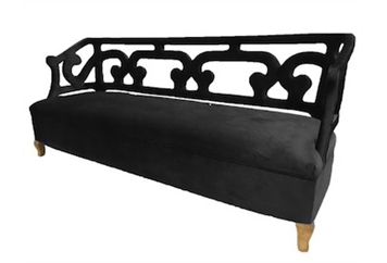 Barok Sofa Black in Miami, Ft. Lauderdale, Palm Beach