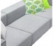 Bo Lounge Chair Sectional - Gray in Miami, Ft. Lauderdale, Palm Beach