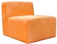 Bo Orange Loveseat Sectional in Miami, Ft. Lauderdale, Palm Beach