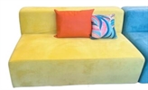 Bo Yellow Loveseat Sectional in Miami, Ft. Lauderdale, Palm Beach