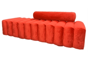 Bombolino Red Sofa in Miami, Ft. Lauderdale, Palm Beach