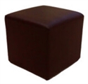 Brown Cube Ottoman in Miami, Ft. Lauderdale, Palm Beach