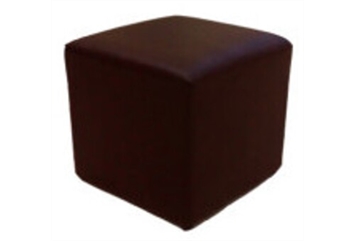 Brown Cube Ottoman in Miami, Ft. Lauderdale, Palm Beach