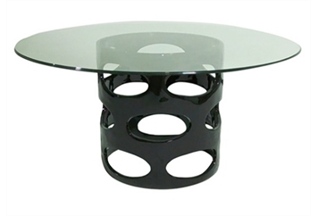 Bubbly Dining Table Black Base in Miami, Ft. Lauderdale, Palm Beach