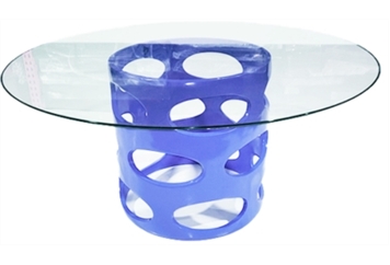 Bubbly Dining Table Blue in Miami, Ft. Lauderdale, Palm Beach