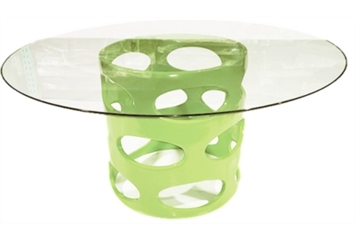 Bubbly Dining Table Lime in Miami, Ft. Lauderdale, Palm Beach