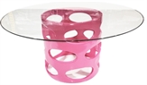 Bubbly Dining Table Pink in Miami, Ft. Lauderdale, Palm Beach