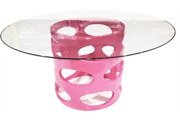 Bubbly Dining Table Pink in Miami, Ft. Lauderdale, Palm Beach