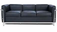 Castillian Stiletto Black Sofa in Miami, Ft. Lauderdale, Palm Beach