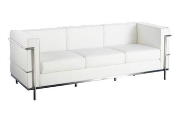 Castillian Stiletto White Sofa Large in Miami, Ft. Lauderdale, Palm Beach