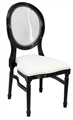 Castle Black Dining Chair - White and Clear in Miami, Ft. Lauderdale, Palm Beach