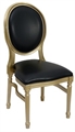 Castle Gold Dining Chair - Black in Miami, Ft. Lauderdale, Palm Beach