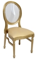 Castle Gold Dining Chair - Clear in Miami, Ft. Lauderdale, Palm Beach