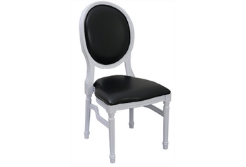 Castle White Dining Chair - Black in Miami, Ft. Lauderdale, Palm Beach