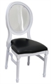 Castle White Dining Chair - Black and Clear in Miami, Ft. Lauderdale, Palm Beach