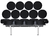 Confetti Loveseat Black in Miami, Ft. Lauderdale, Palm Beach