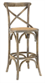 Cross Back Barstool Brown in Miami, Ft. Lauderdale, Palm Beach