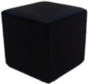 Cube Stool Black Leather 18"X18" in Miami, Ft. Lauderdale, Palm Beach