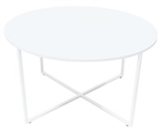 Disk Coffee Table White in Miami, Ft. Lauderdale, Palm Beach