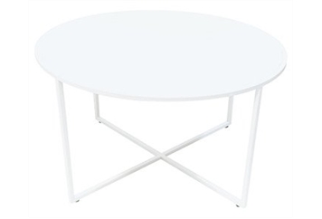 Disk Coffee Table White in Miami, Ft. Lauderdale, Palm Beach