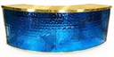 Frozen Blue Bar Curved - Gold Frame in Miami, Ft. Lauderdale, Palm Beach