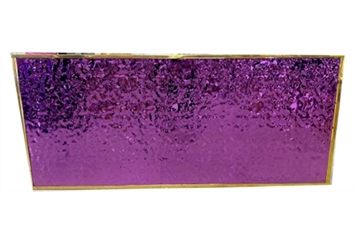 Frozen Purple Bar Straight - Gold Frame in Miami, Ft. Lauderdale, Palm Beach