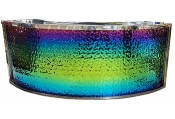 Frozen Rainbow Bar Curved - Silver Frame in Miami, Ft. Lauderdale, Palm Beach