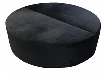 Koo Ottoman Round Black in Miami, Ft. Lauderdale, Palm Beach