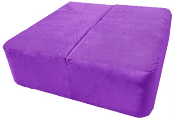 Koo Ottoman Square Purple in Miami, Ft. Lauderdale, Palm Beach