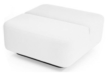 Koo Ottoman Square White in Miami, Ft. Lauderdale, Palm Beach