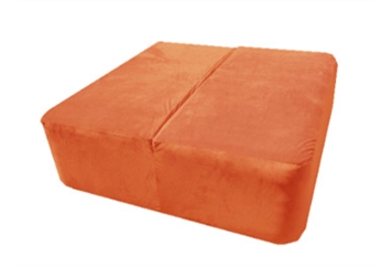 Koo Square Orange Ottoman in Miami, Ft. Lauderdale, Palm Beach