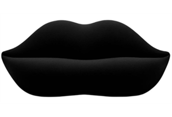 Lips Sofa Black in Miami, Ft. Lauderdale, Palm Beach