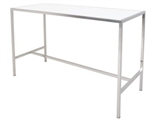 Moma Highboy Large Silver 42"H - White Top in Miami, Ft. Lauderdale, Palm Beach