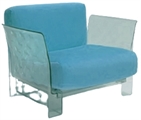 Patchouli Chair Blue in Miami, Ft. Lauderdale, Palm Beach