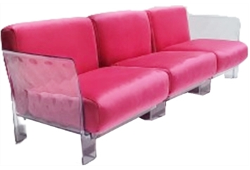 Patchouli Sofa - Pink in Miami, Ft. Lauderdale, Palm Beach